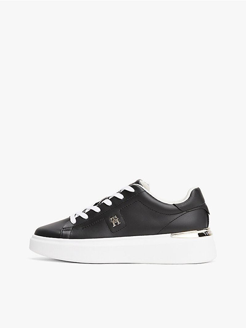 Kadın TH Fashion Court Sneaker Siyah FW0FW08631BDS