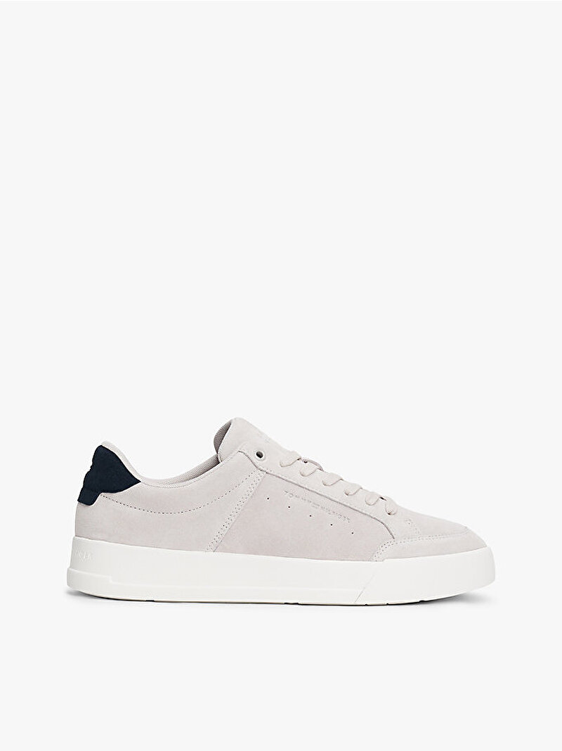 Erkek TH Court Summer Süet Sneaker Gri FM0FM05517PQU