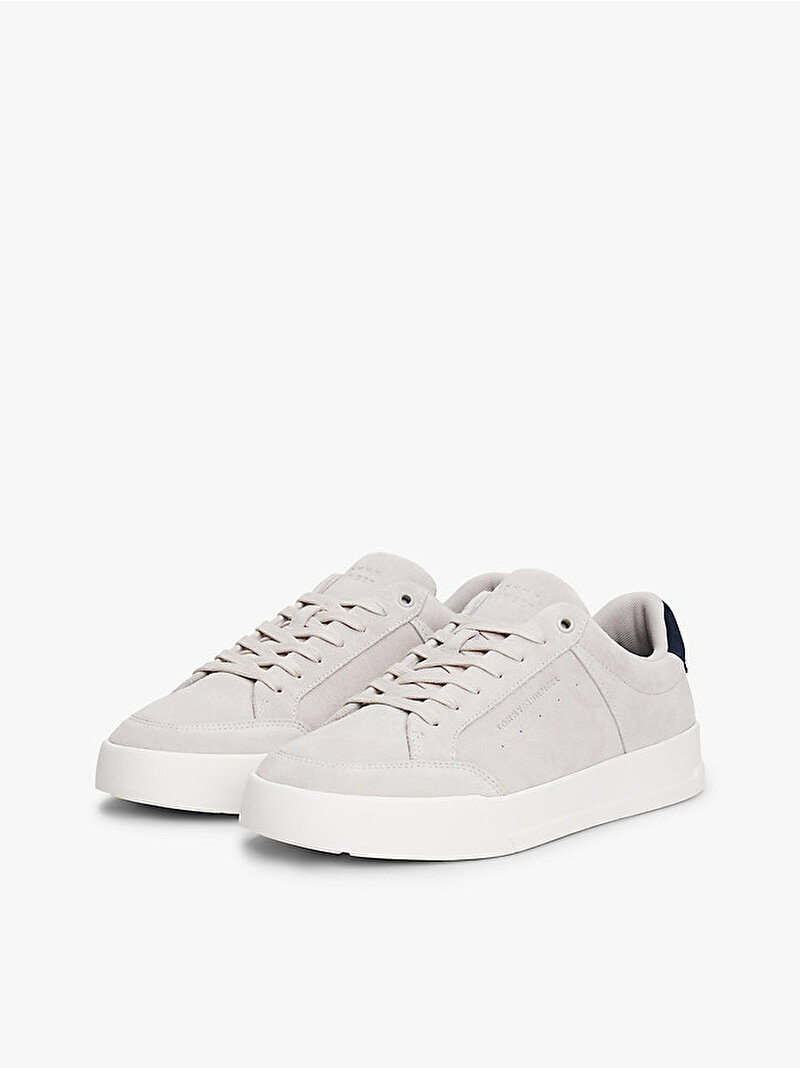 Erkek TH Court Summer Süet Sneaker Gri FM0FM05517PQU