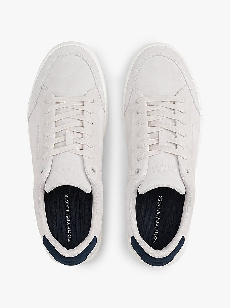Erkek TH Court Summer Süet Sneaker Gri FM0FM05517PQU