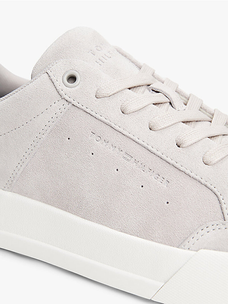 Erkek TH Court Summer Süet Sneaker Gri FM0FM05517PQU