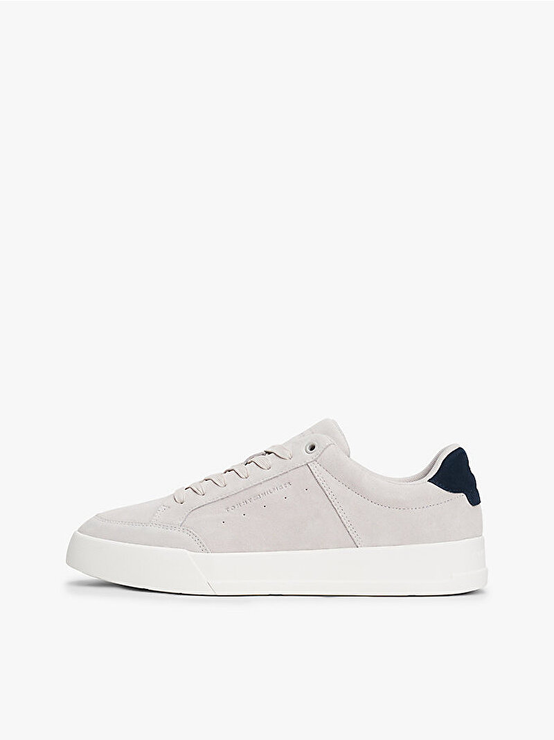 Erkek TH Court Summer Süet Sneaker Gri FM0FM05517PQU
