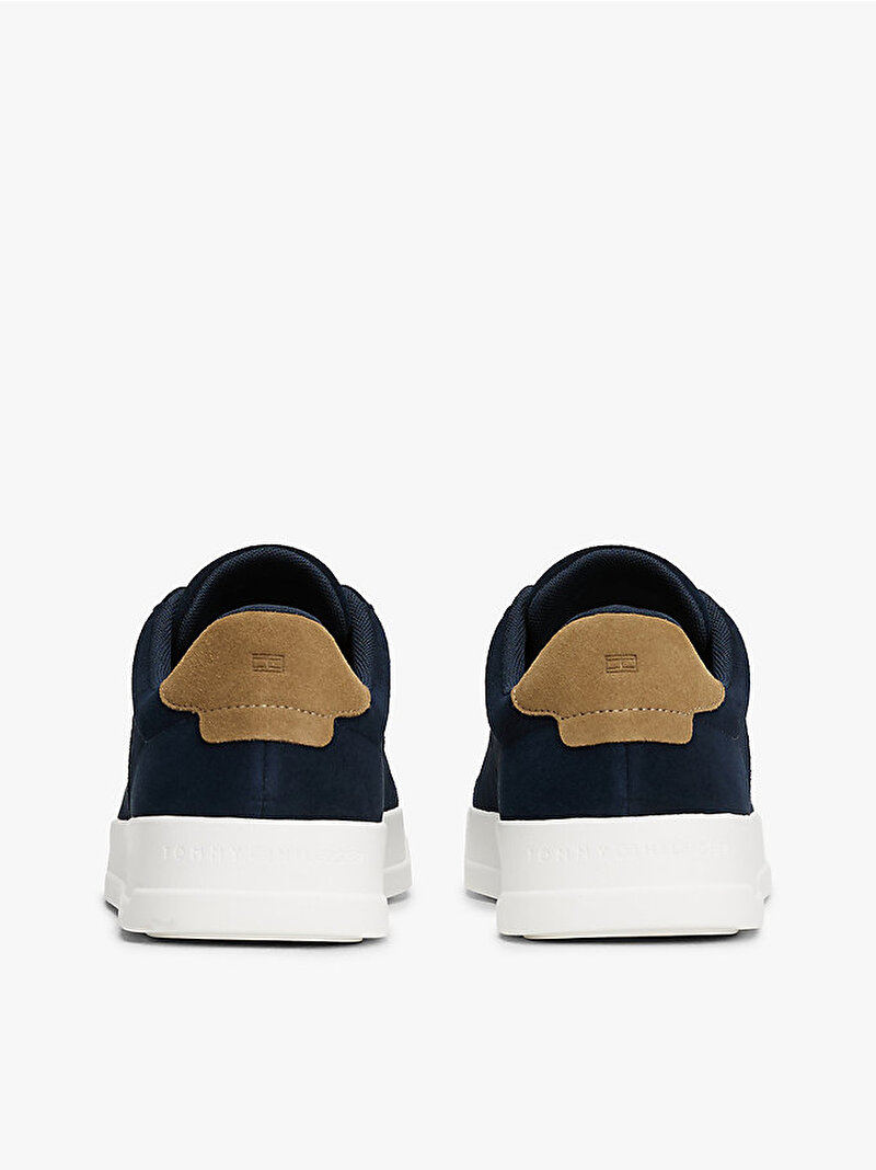 Erkek TH Court Summer Süet Sneaker Lacivert FM0FM05517DW5
