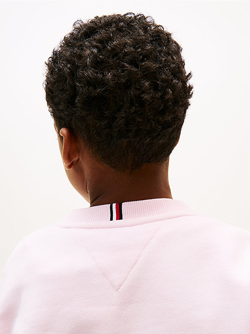 Çocuk Unisex Mini Corp C-Neck Sweatshirt Pembe  KS0KS00640TOG