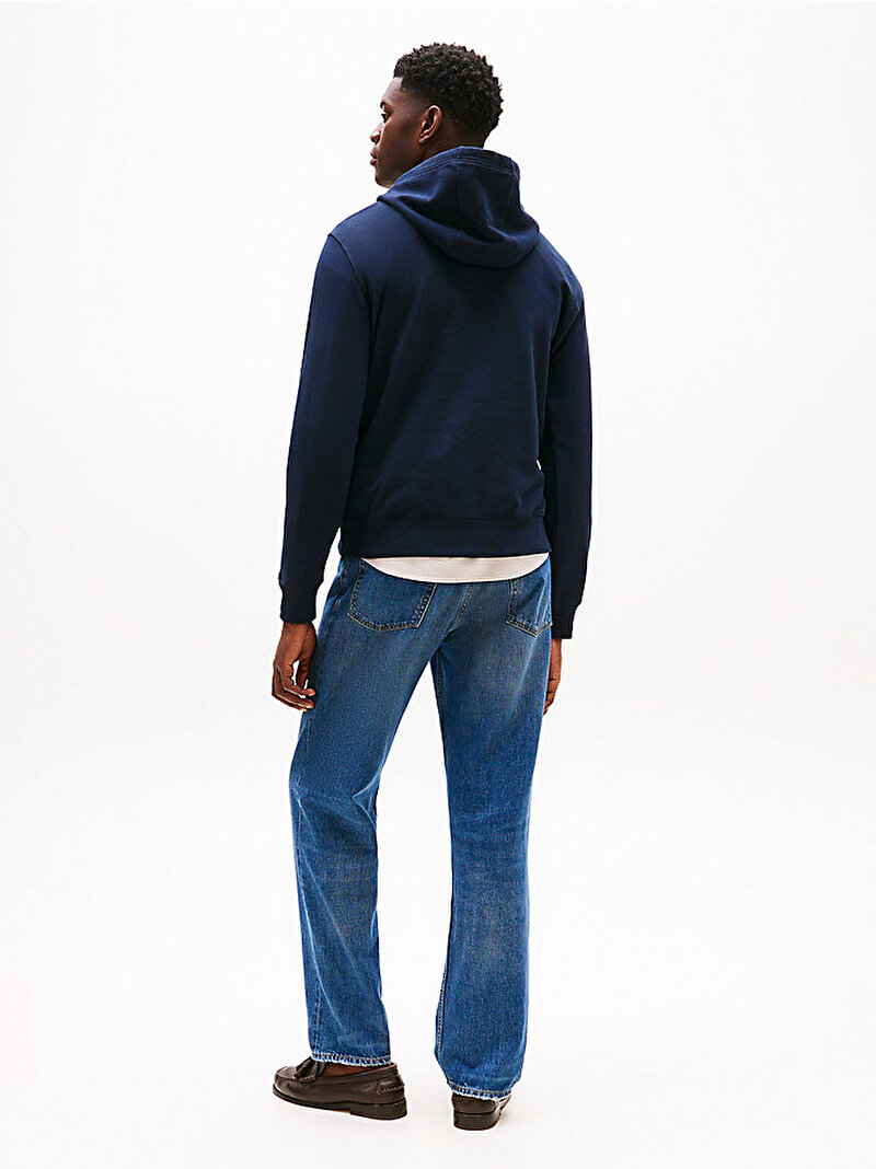 Erkek Outline Flag Sweathsirt Lacivert MW0MW39372DW5