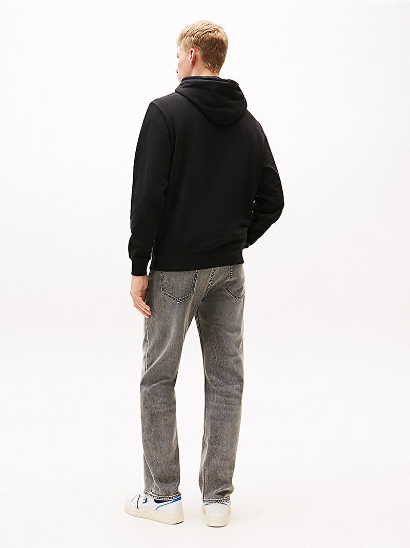 Erkek TJM Regular DNA Graphic Sweatshirt Siyah DM0DM22144BDS