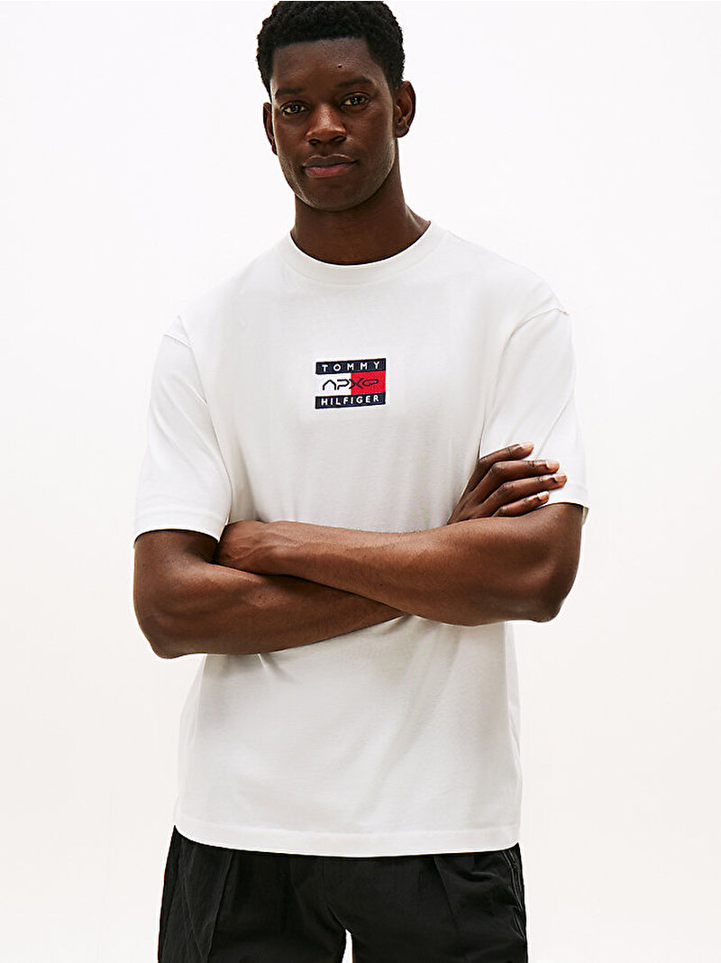 Erkek APXGP Flag T-shirt Ekru MW0MW41391YBL