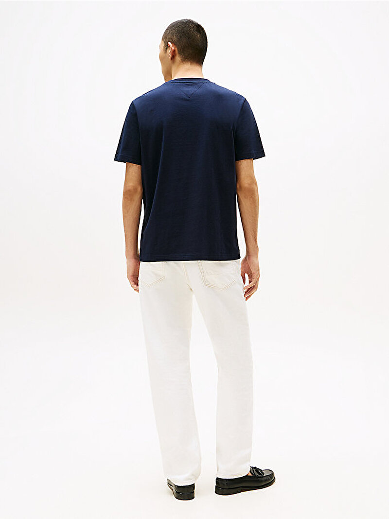 Erkek Brand Love Hilfiger T-shirt Lacivert MW0MW40324DW5
