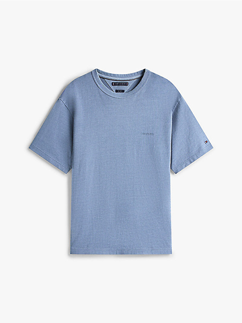 Erkek T-shirt Mavi  MW0MW39358C2B