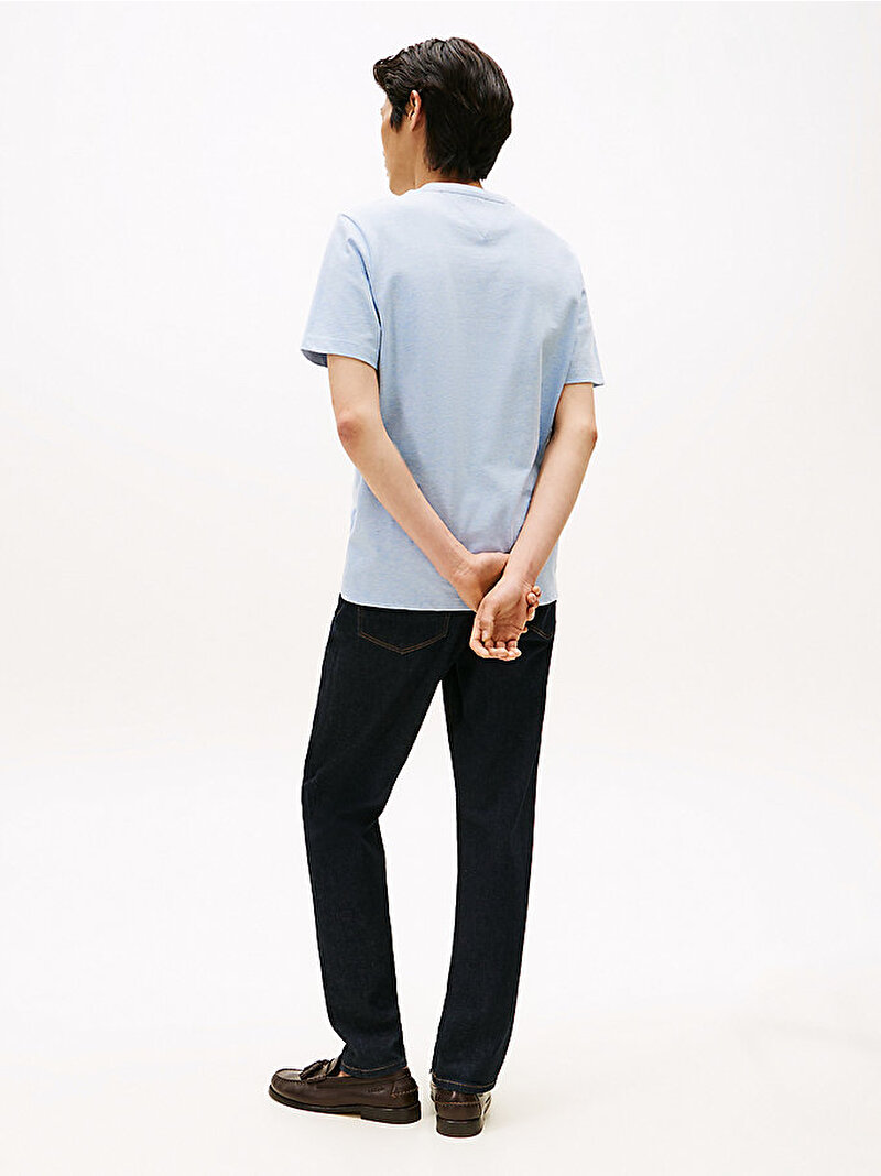 Erkek Hilfiger NYC T-shirt Mavi  MW0MW40427DS9