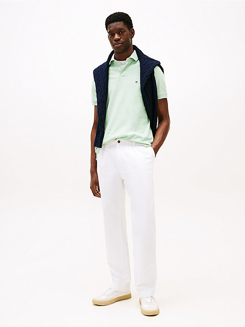 Erkek 1985 Regular Polo T-shirt Yeşil MW0MW17770M16