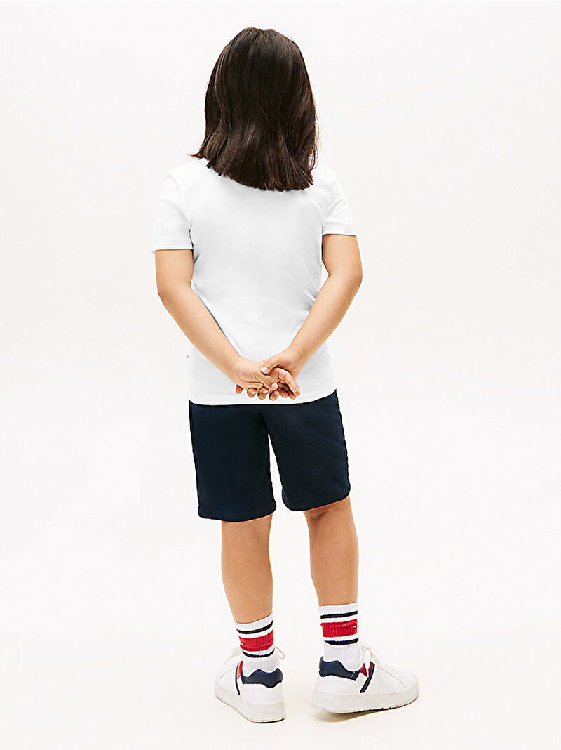 Erkek Çocuk Tommy Hilfiger Graphic T-shirt Beyaz  KB0KB09870YBR