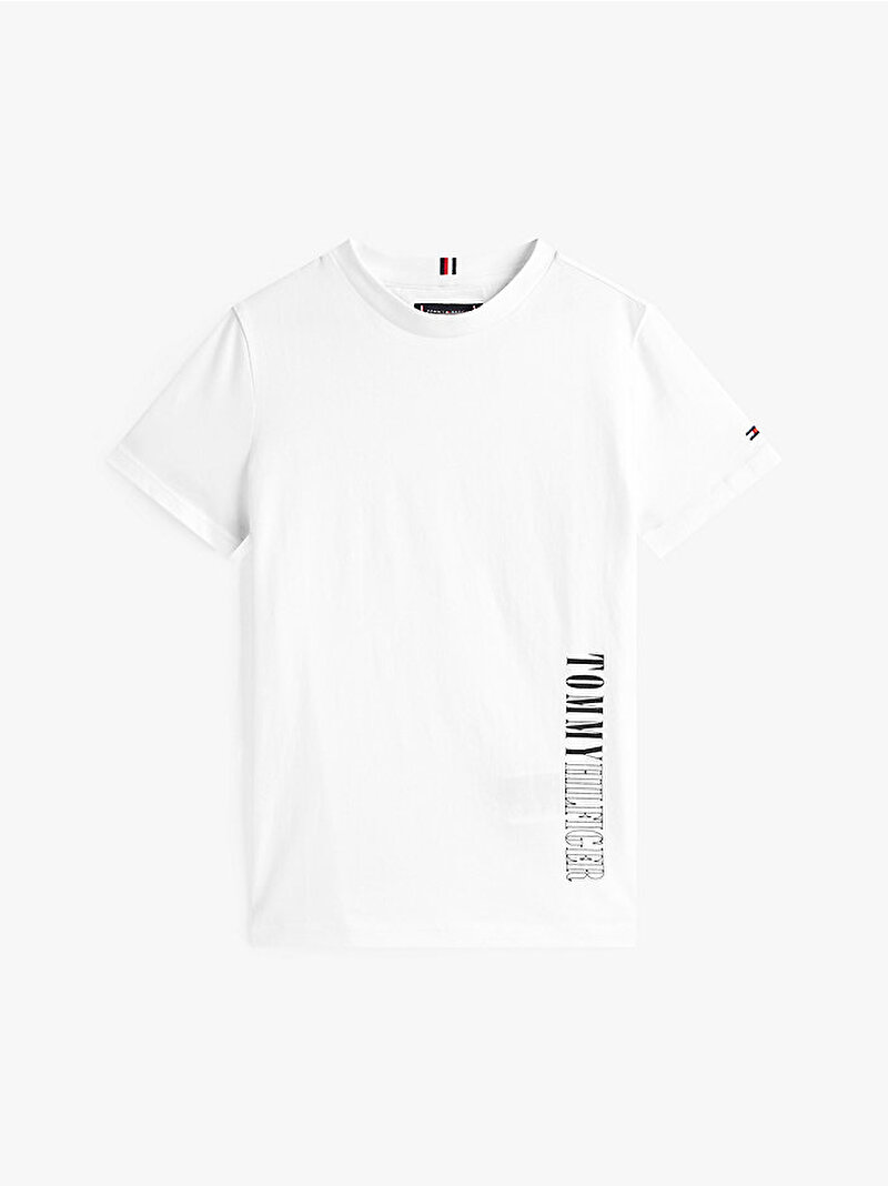 Erkek Çocuk Tommy Hilfiger Graphic T-shirt Beyaz  KB0KB09870YBR