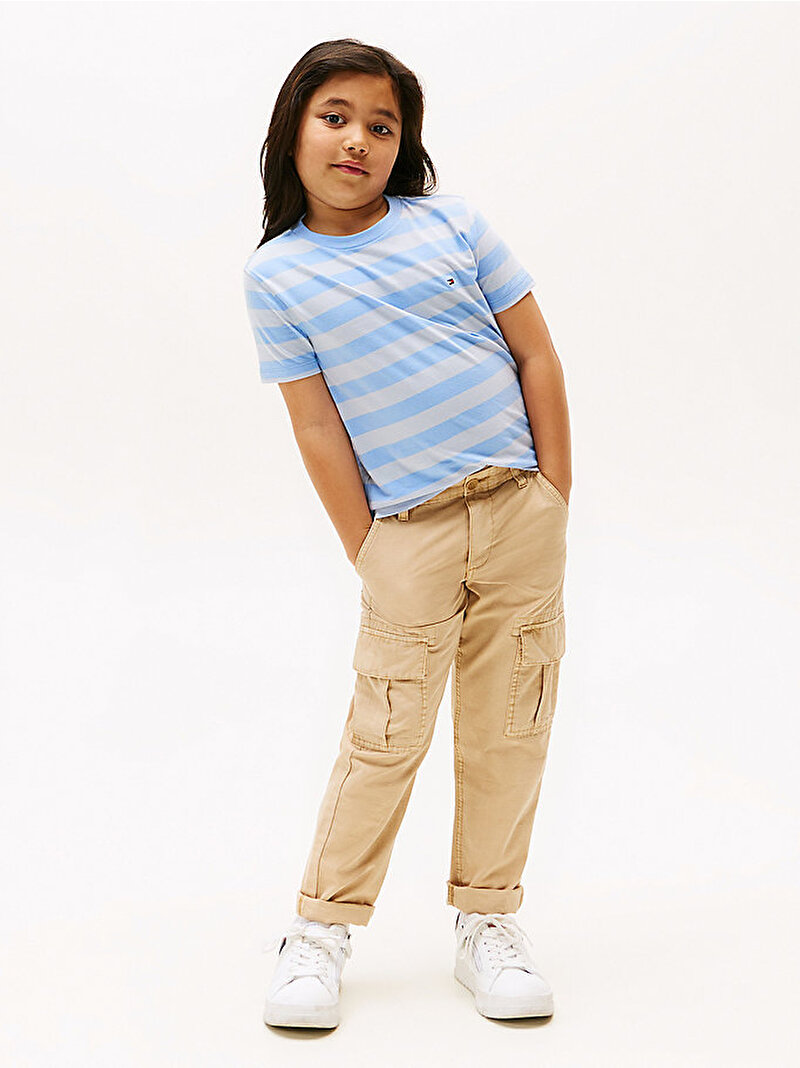 Erkek Çocuk Essential Cotton T-shirt Mavi  KB0KB06879C14
