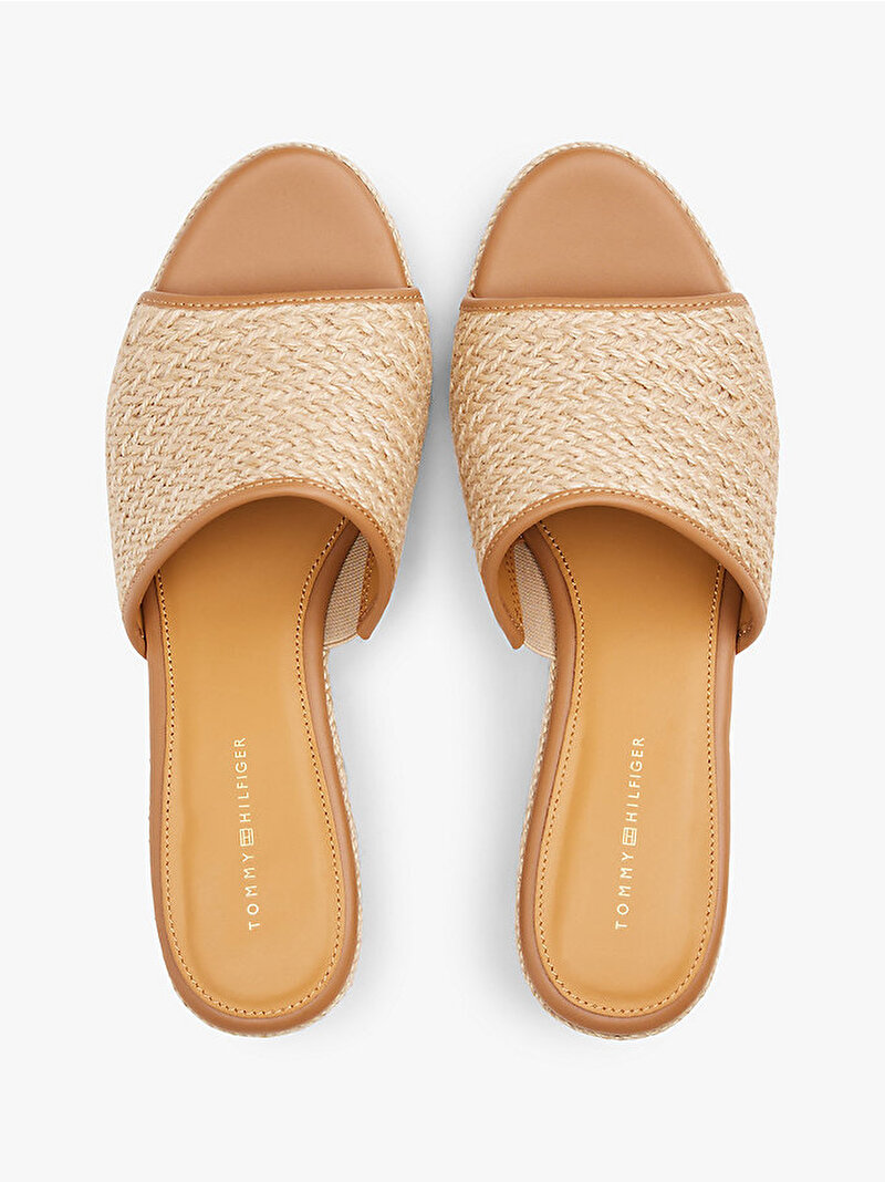 Kadın TH Rope Wedge Espadril Terlik Bej  FW0FW079270F4
