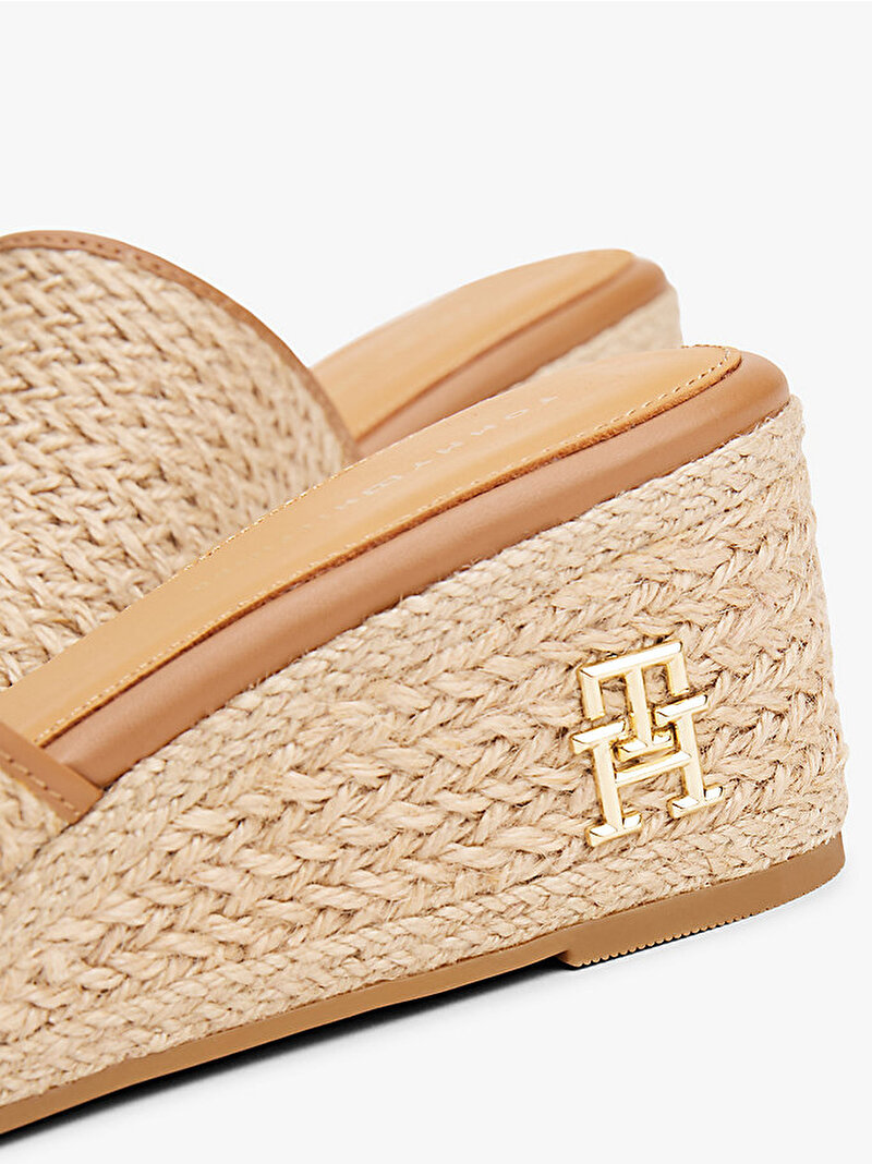 Kadın TH Rope Wedge Espadril Terlik Bej  FW0FW079270F4