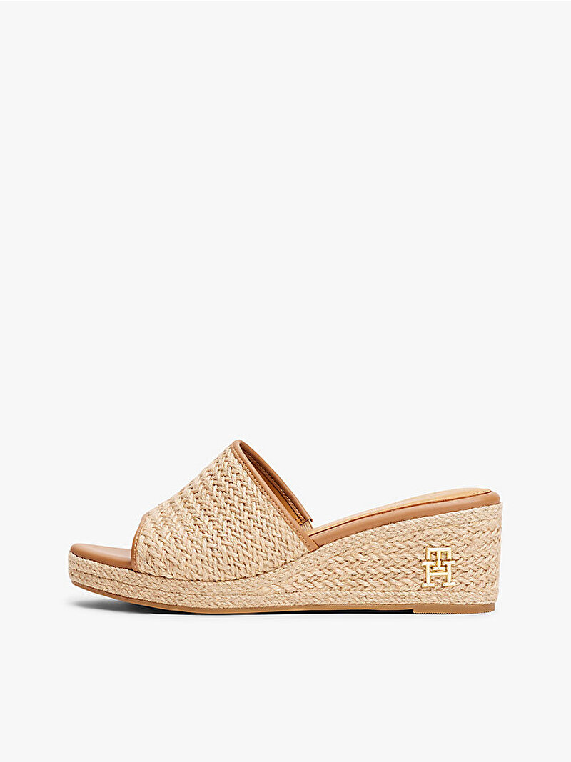Kadın TH Rope Wedge Espadril Terlik Bej  FW0FW079270F4