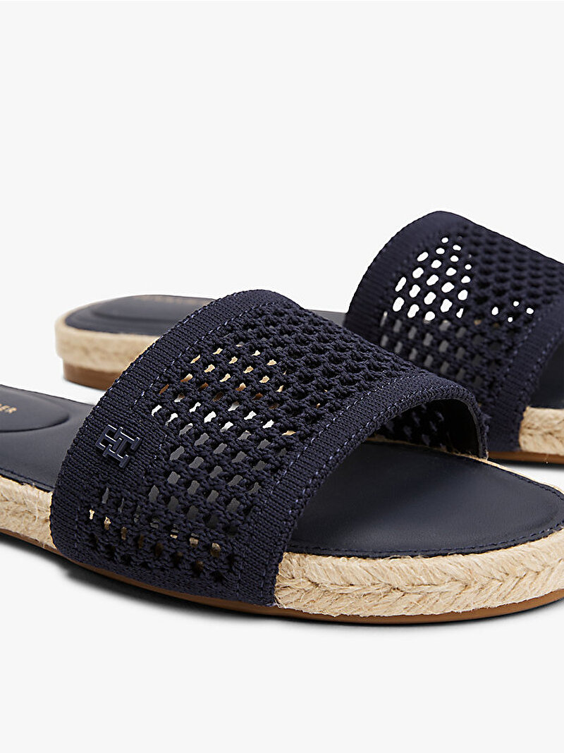 Kadın Knit Mesh Espadril Terlik Mavi  FW0FW08744DW6