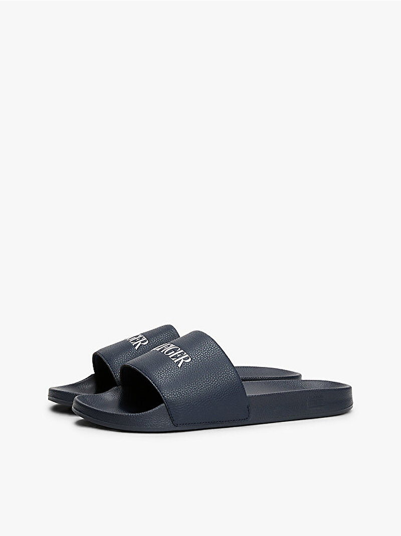 Erkek Hilfiger Print Plaj Terliği Lacivert FM0FM05505DW5
