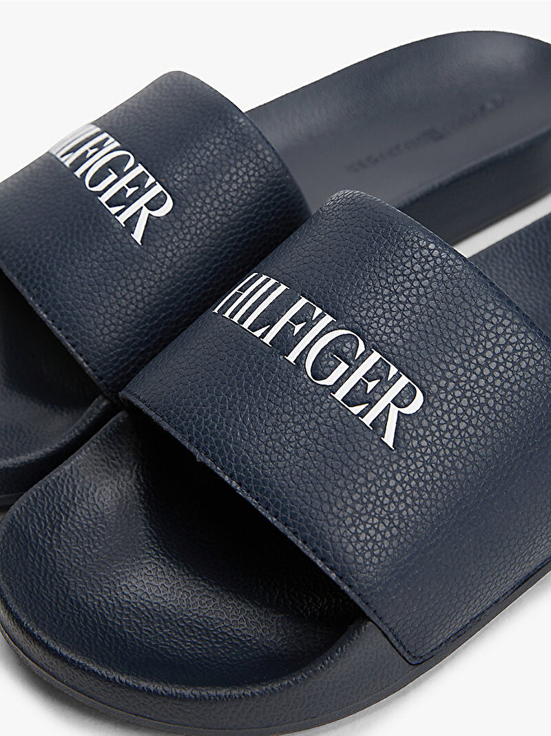 Erkek Hilfiger Print Plaj Terliği Lacivert FM0FM05505DW5