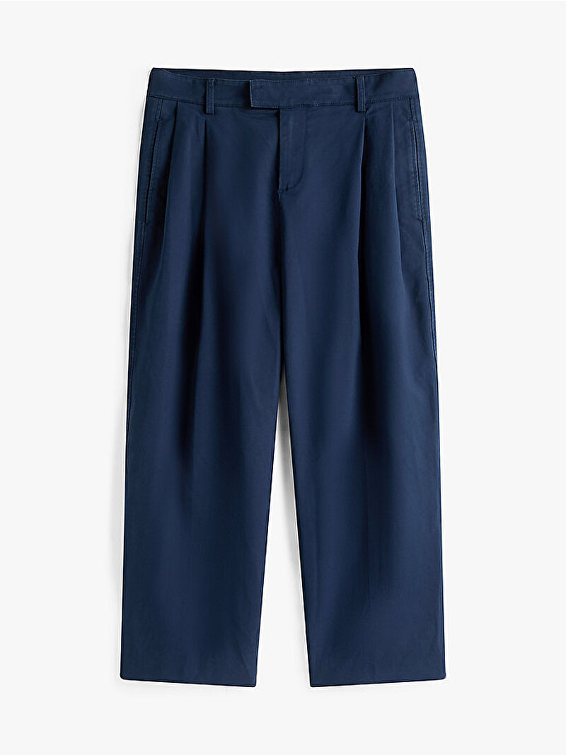 Erkek Satin Double Pantolon Mavi  THQ0243200850
