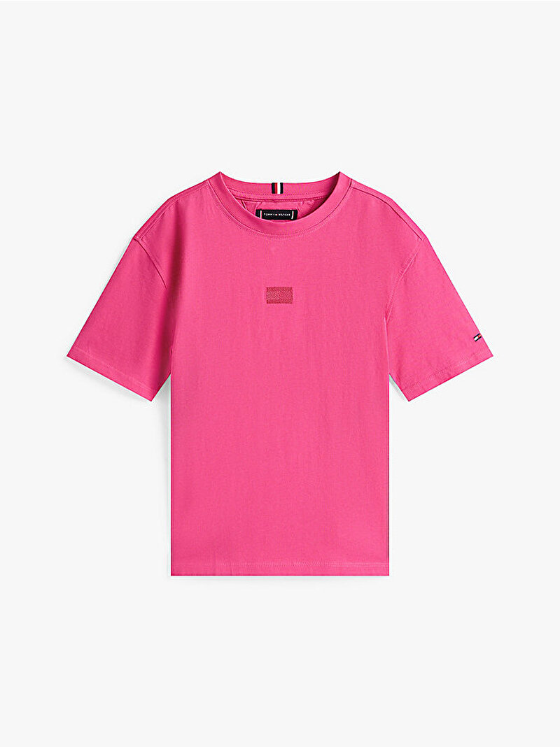Erkek Çocuk Tonal Flag T-shirt Pembe  KB0KB09727T1I