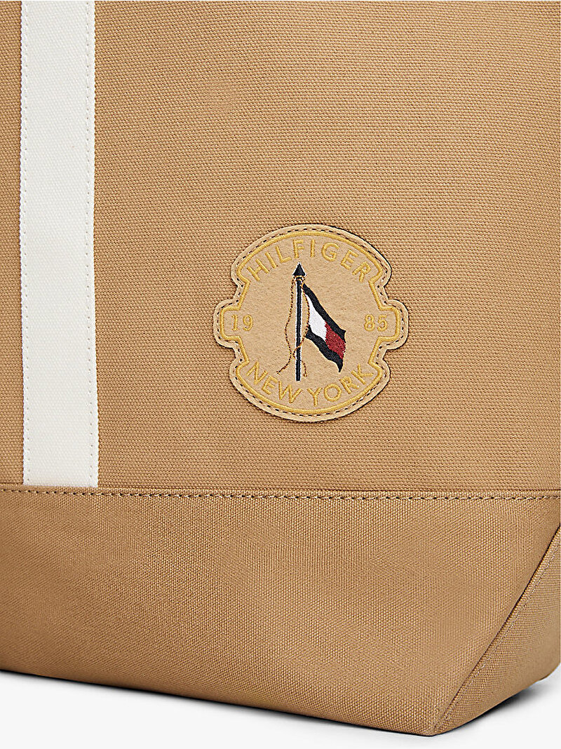 Unisex TH Summer Tote Çanta Bej  AM0AM13557RBC