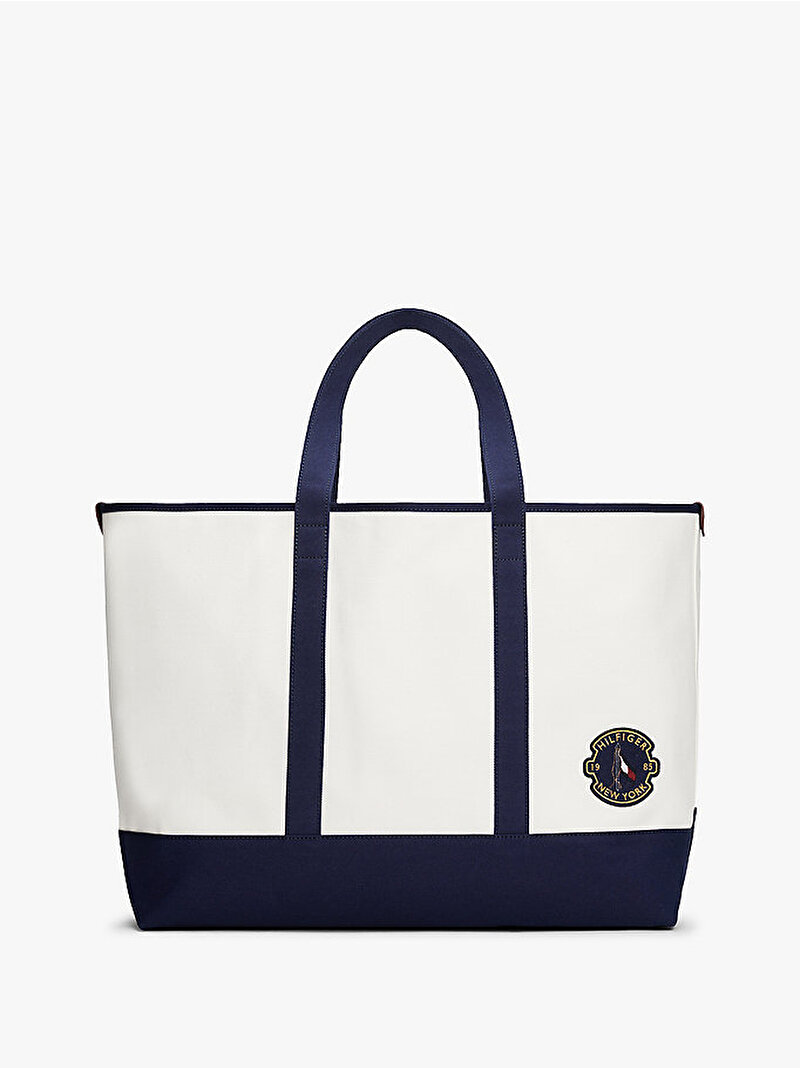 Unisex TH Summer Tote Çanta Lacivert AM0AM135570K4
