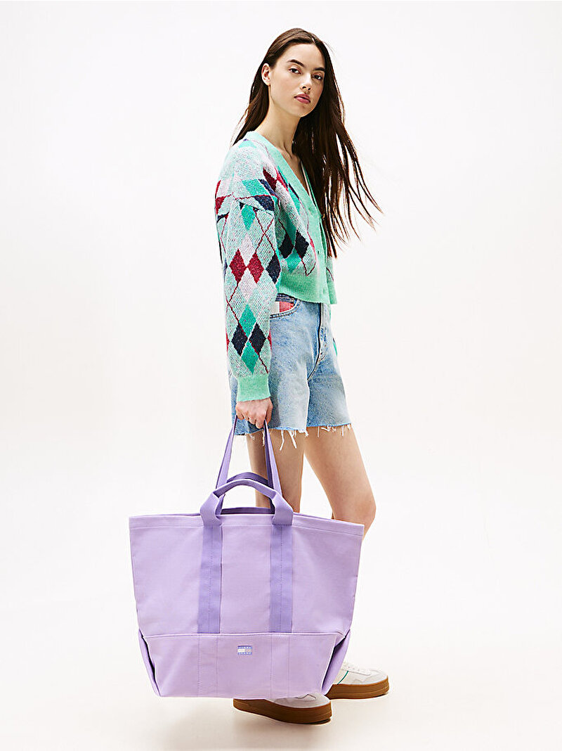 Kadın TJW Edition Tote Çanta Mor AW0AW17542W0E