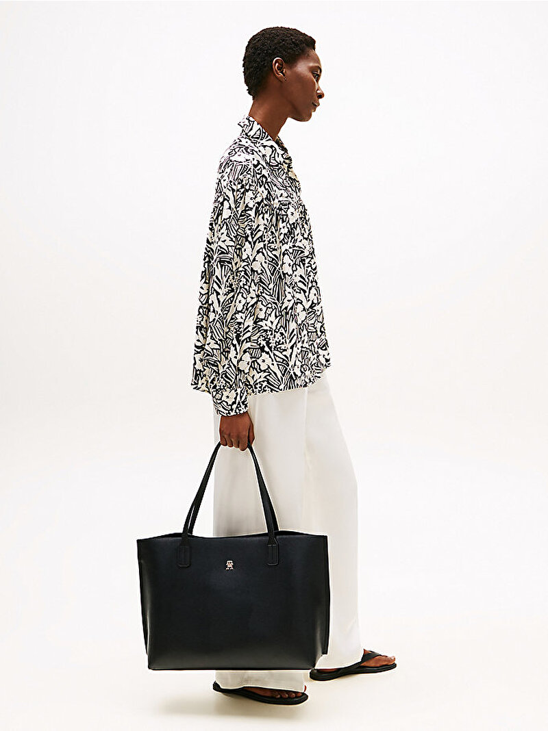 Kadın TH Distinct Tote Çanta Siyah AW0AW17461BDS