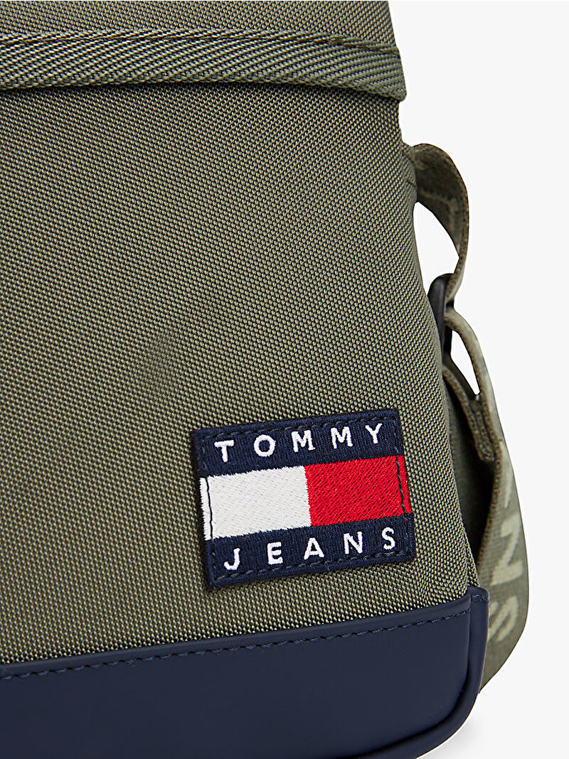 Erkek TJM Essential Daily Reporter Çapraz Çanta Yeşil AM0AM13389MRH