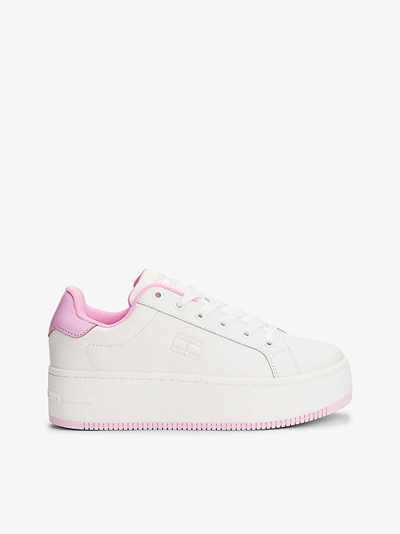 Kadın TJW Flatform Patent Sneaker Pembe  EN0EN0286401V