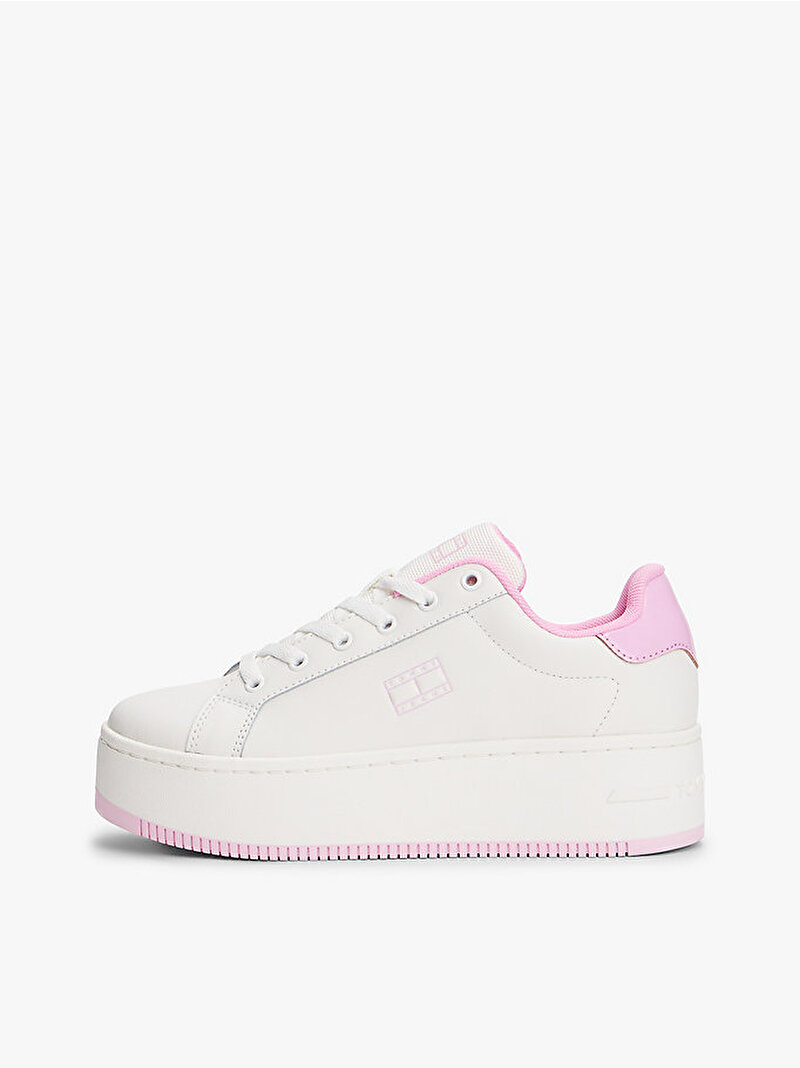 Kadın TJW Flatform Patent Sneaker Pembe  EN0EN0286401V
