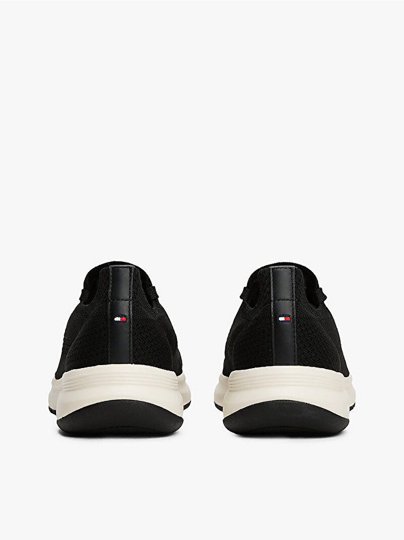 Kadın TH Knit Runner Sneaker Siyah FW0FW08813BDS