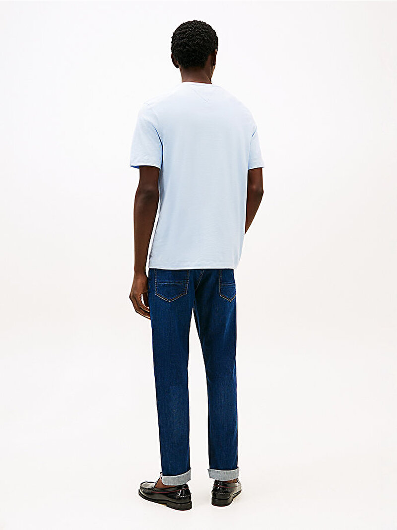 Erkek Essential Seasonal Regular Fit T-shirt Mavi  MW0MW39995C1O