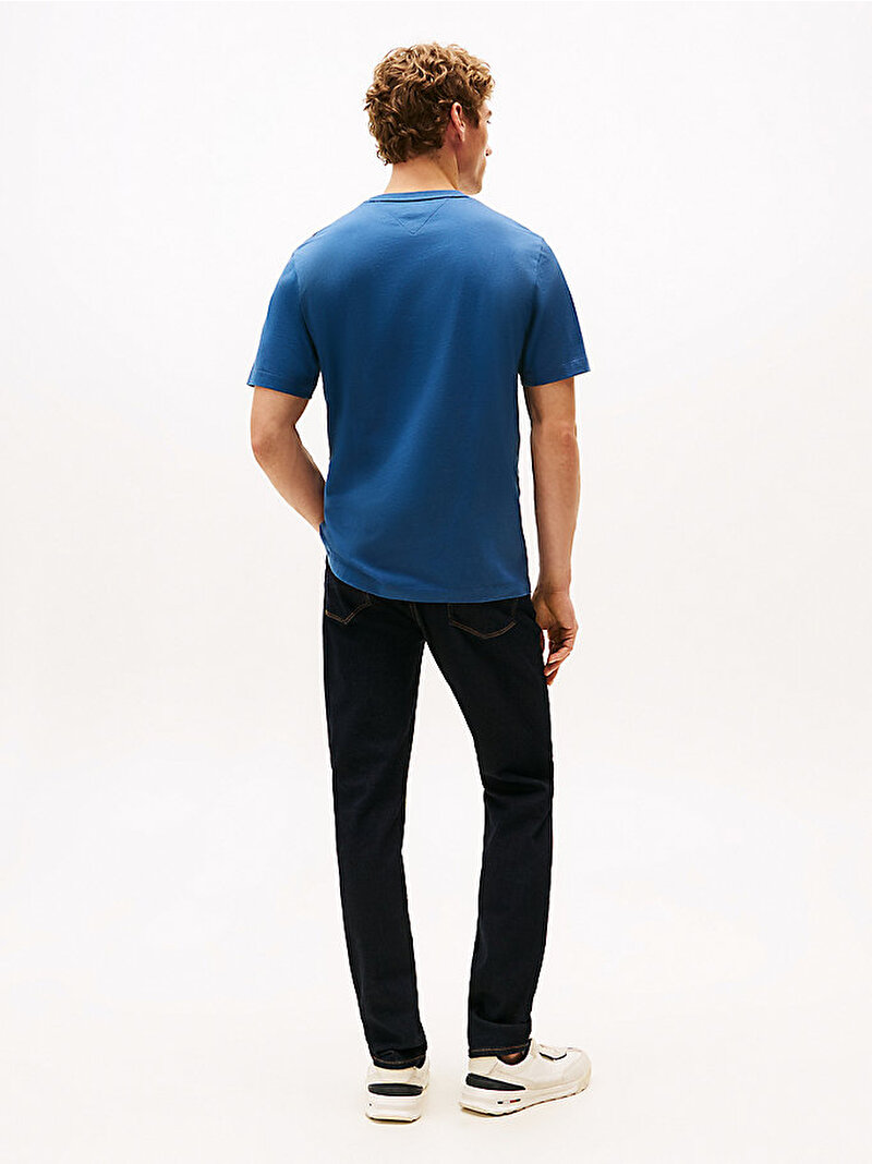 Erkek Essential Seasonal Regular Fit T-shirt Mavi  MW0MW39995DBZ