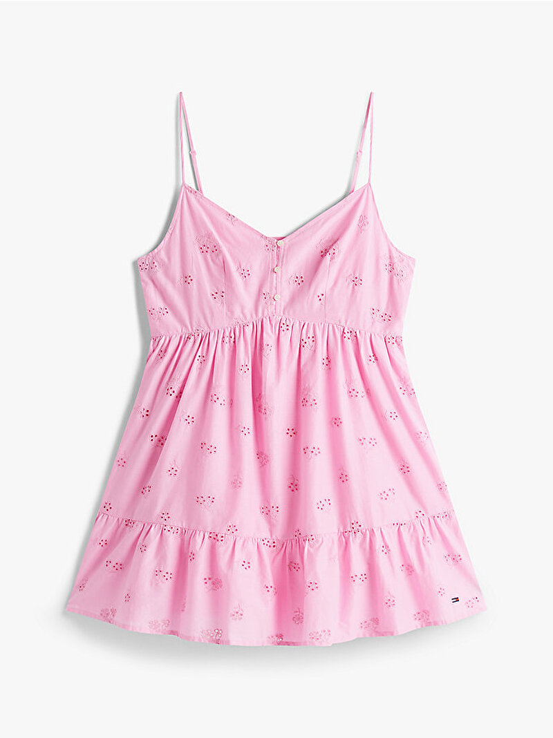 Kadın TJW Broderie Anglais Elbise Pembe  DW0DW21165U06