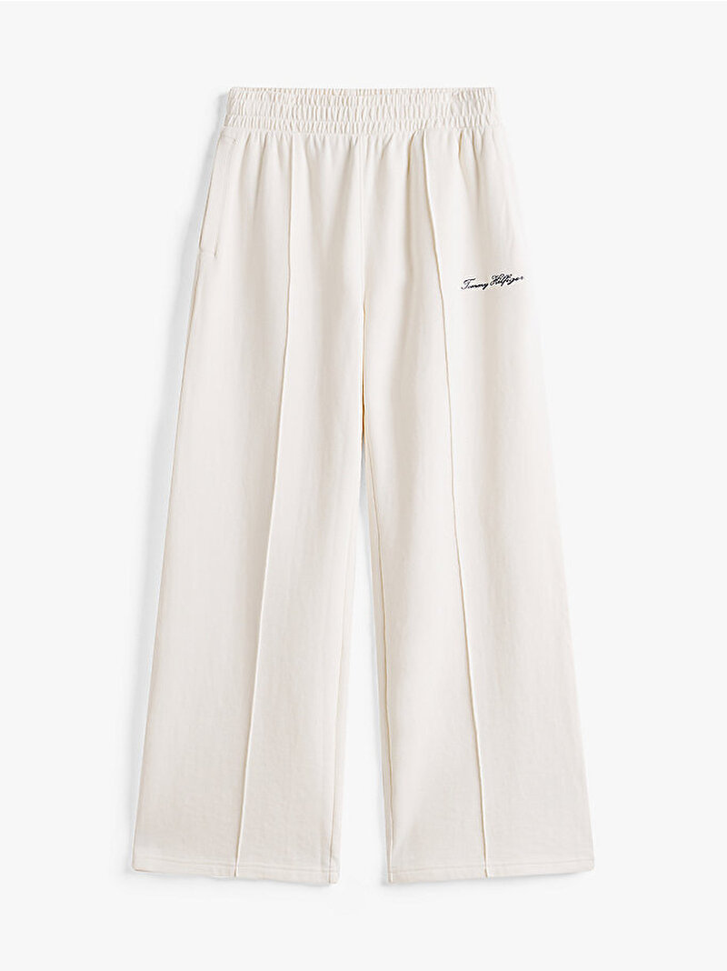 Kadın Script Straight Eşofman Altı Beyaz  WW0WW45744YA8