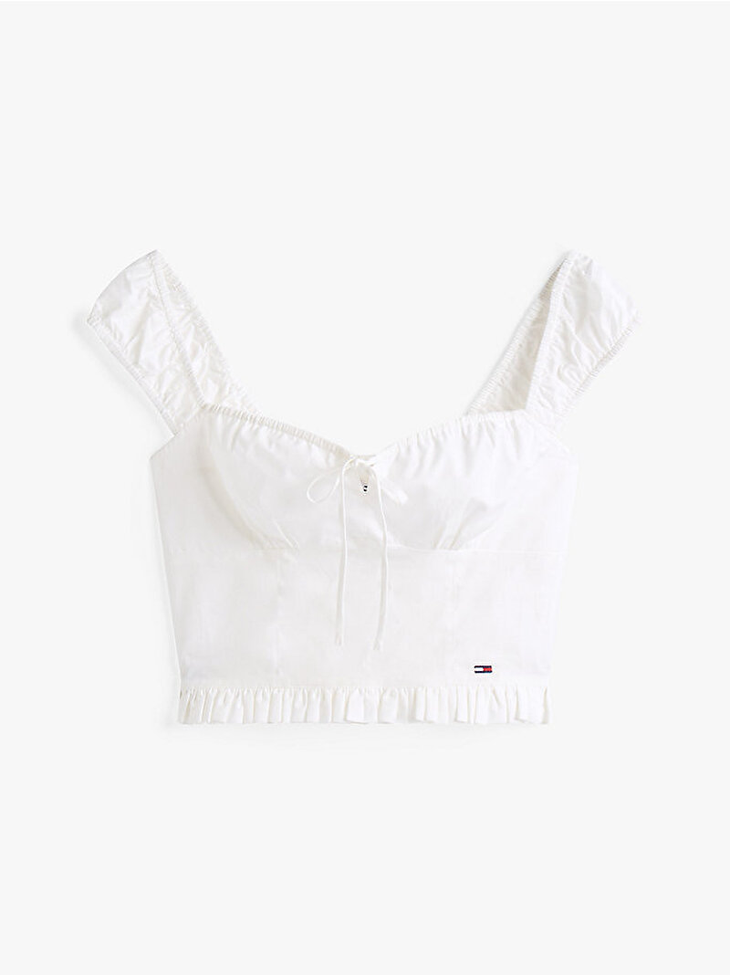 Kadın TJW Fem Poplin Gömlek Ekru DW0DW20985YBL
