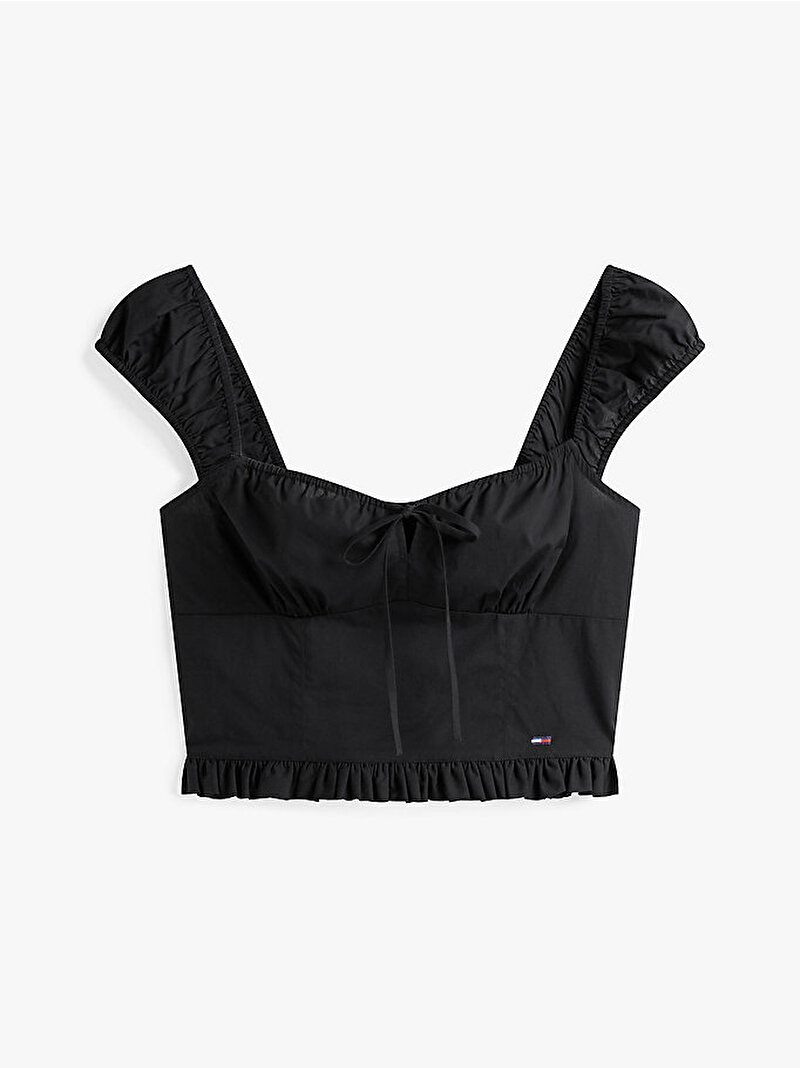 Kadın TJW Fem Poplin Gömlek Siyah DW0DW20985BDS