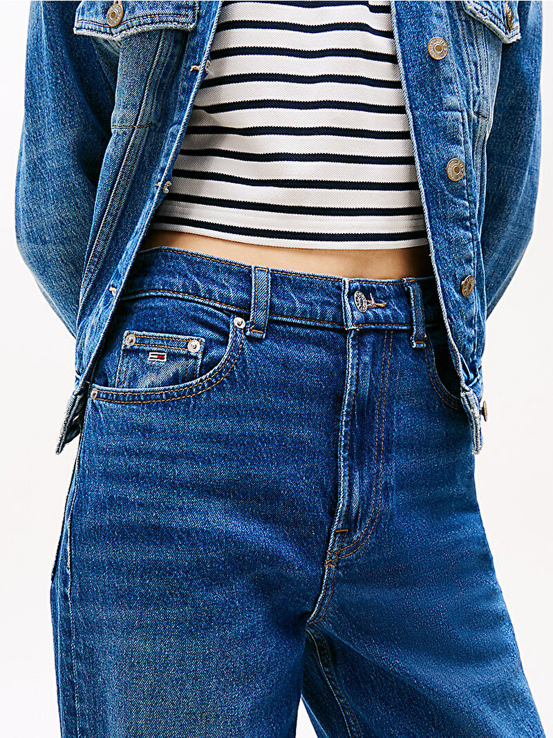 Kadın Layla Slim Straight Jean Pantolon Lacivert DW0DW200541BK