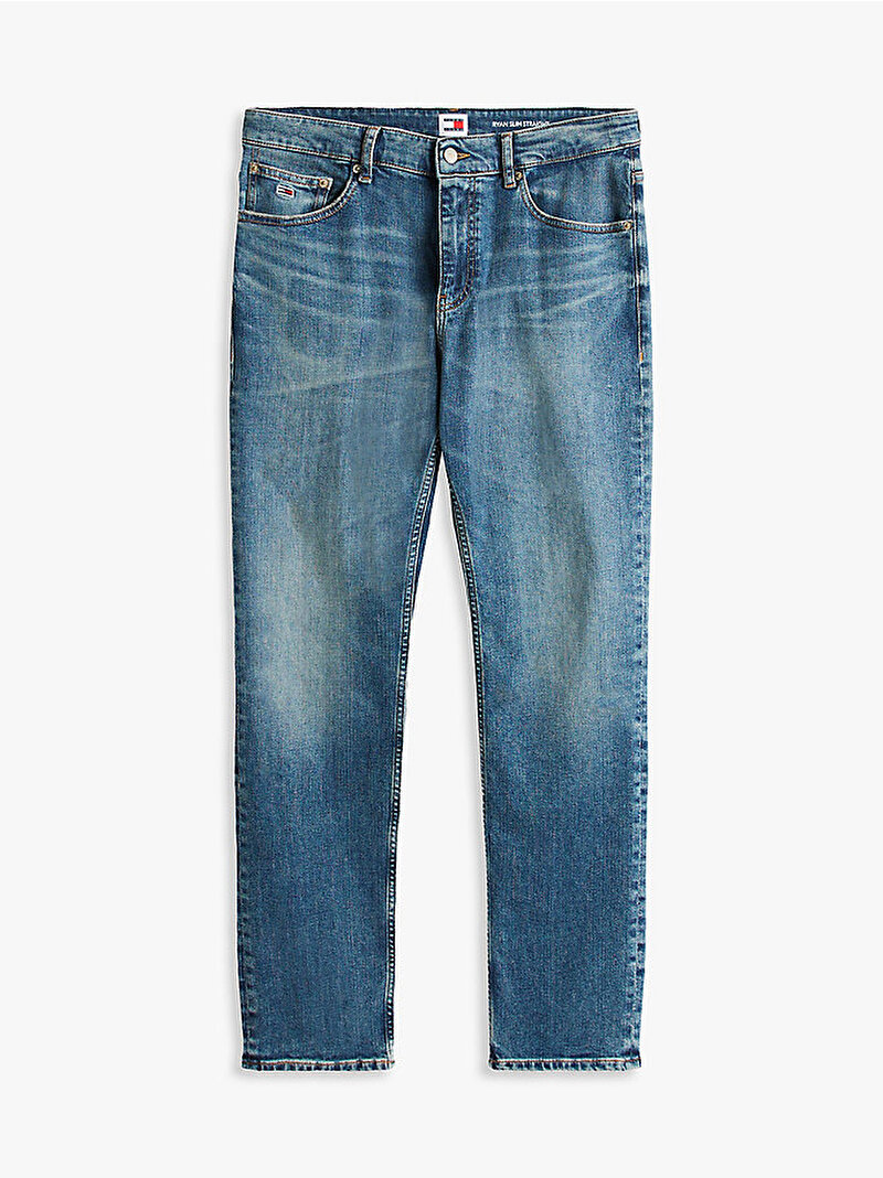 Erkek Ryan Slim Straight Jean Pantolon Lacivert DM0DM212991BK