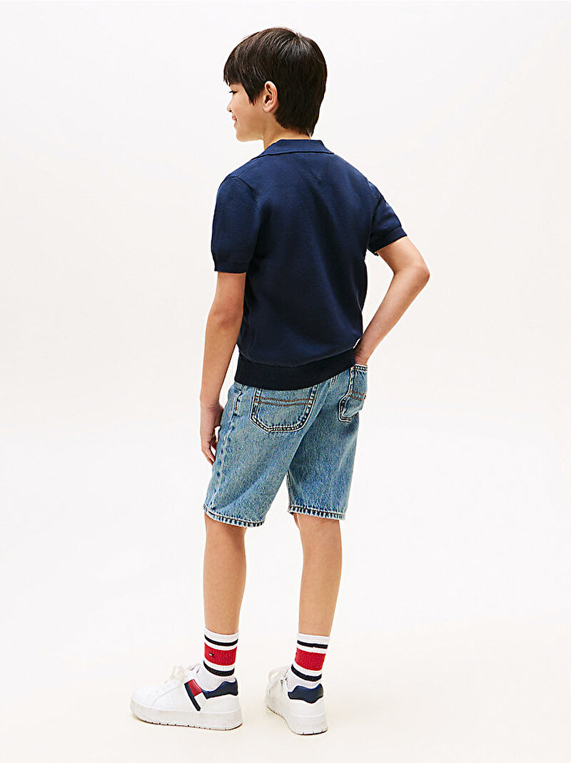 Erkek Çocuk Cotton Polo T-shirt Lacivert KB0KB09754C1G