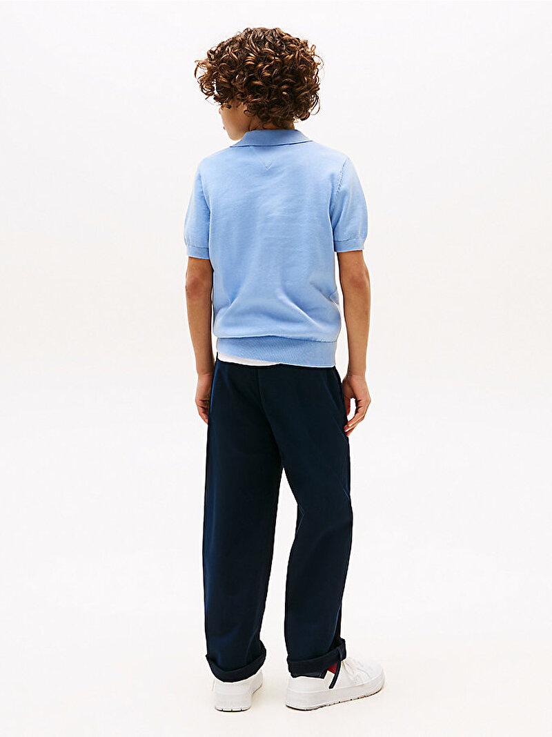 Erkek Çocuk Cotton Polo T-shirt Mavi  KB0KB09754C14