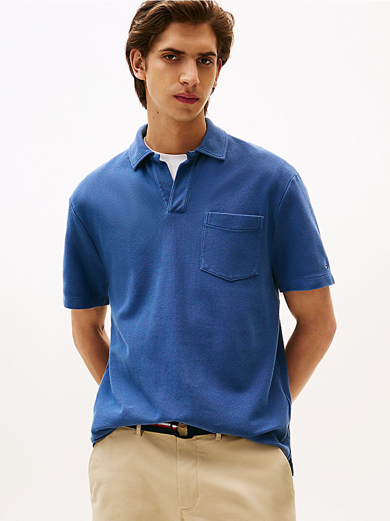 Erkek Gmd Riviera Classic Polo T-shirt Lacivert MW0MW39558C7G