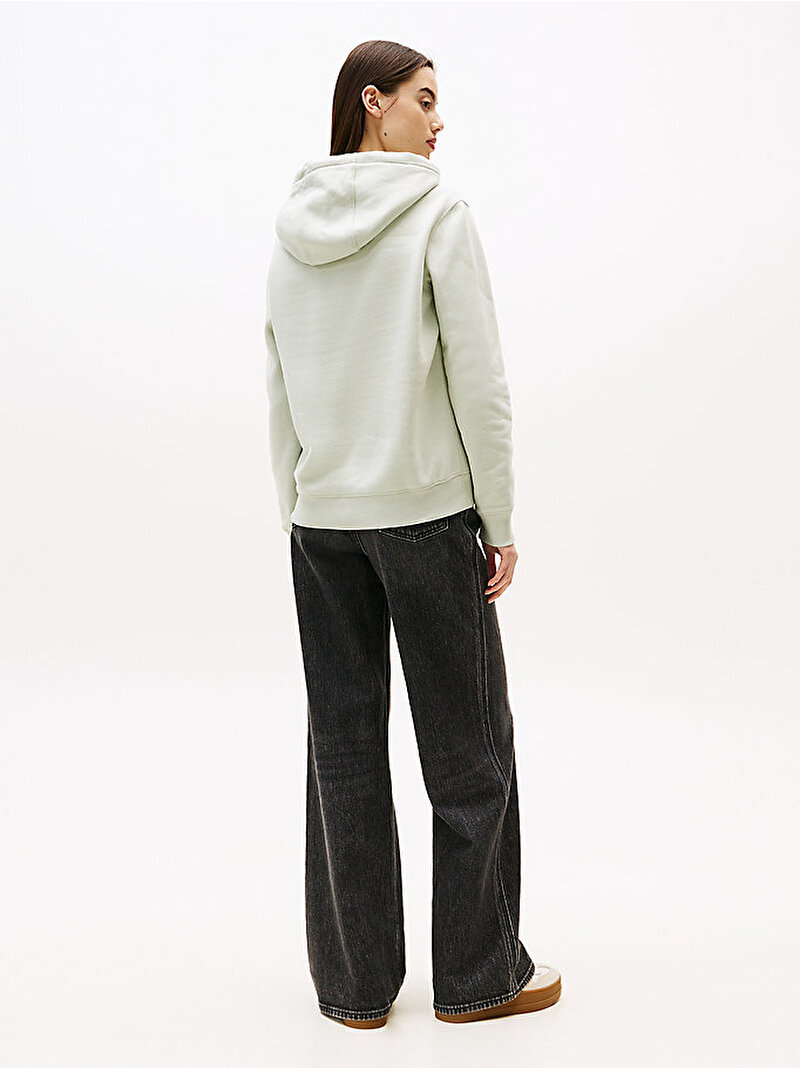 Kadın TJW Regular Flag Hoodie Yeşil DW0DW19958M1C