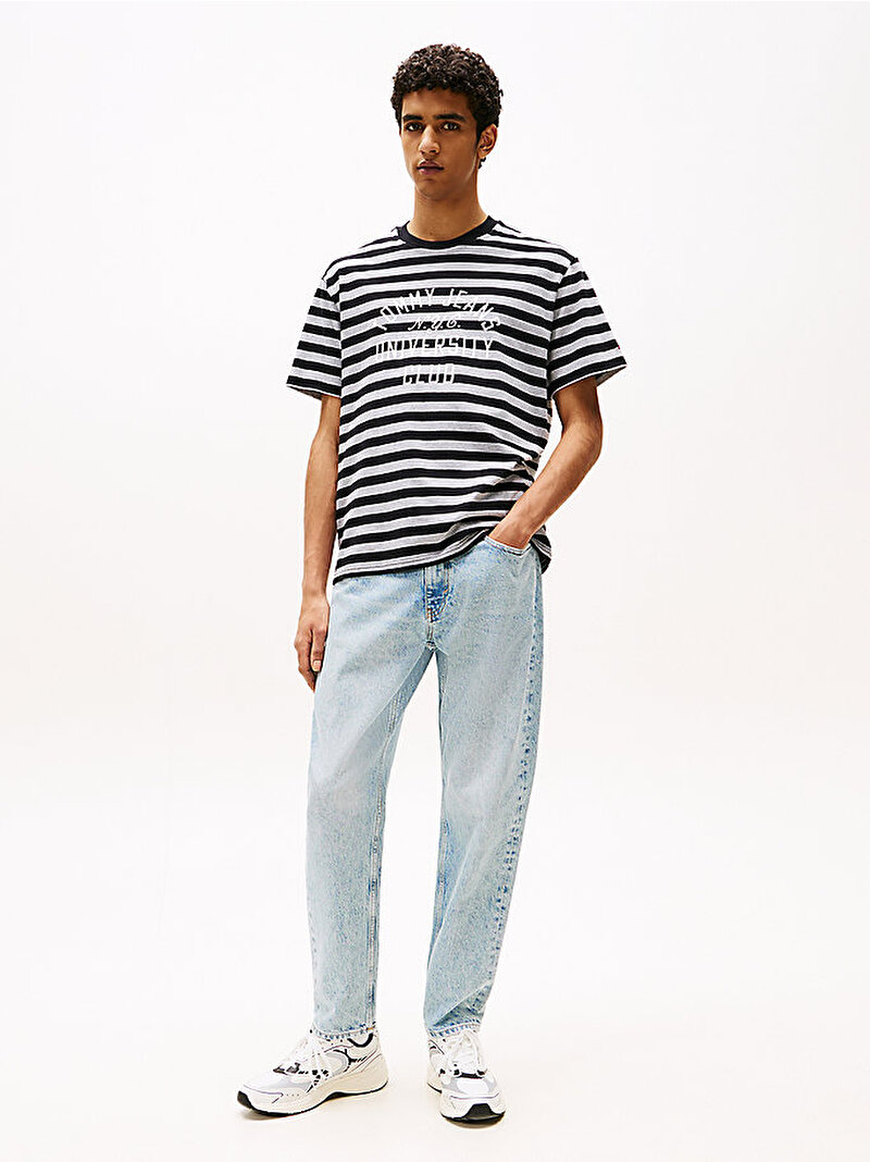 Erkek TJM Relax Stripe Graphic T-shirt Çok renkli DM0DM215960CU