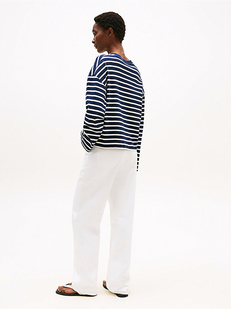 Kadın Modern Cody Relax T-shirt Lacivert WW0WW455190X9
