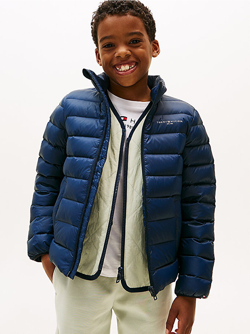Çocuk Unisex Essential Light Down Mont Lacivert KS0KS00652C1G