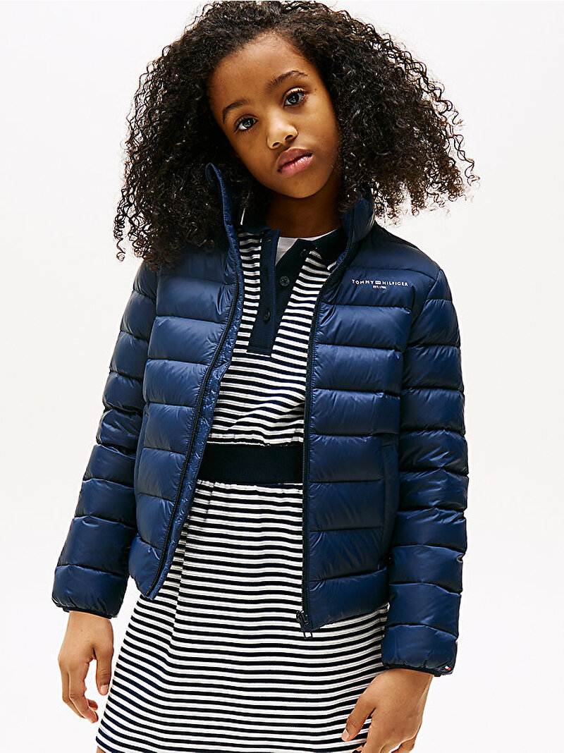 Çocuk Unisex Essential Light Down Mont Lacivert KS0KS00652C1G